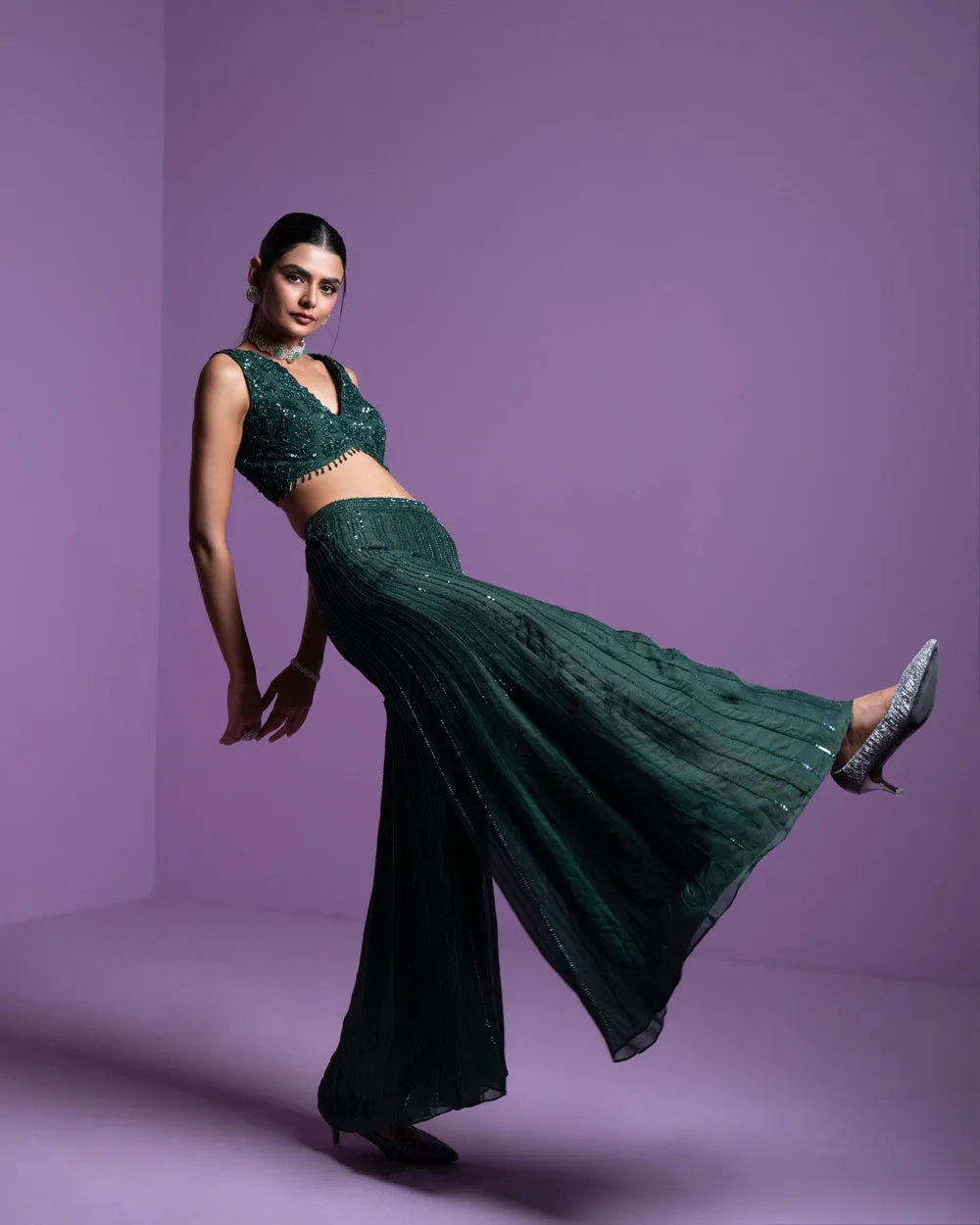 Lush Green Pant Set