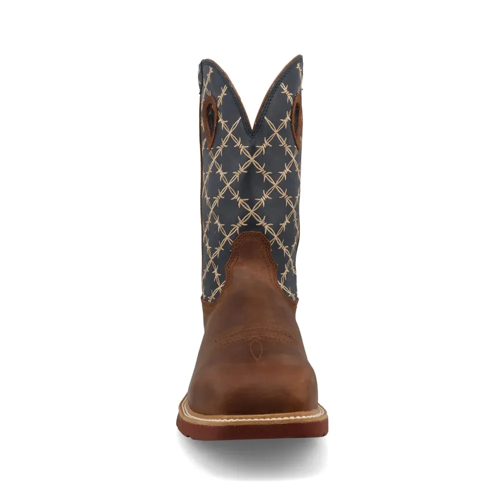 TWISTED X MXBNWM1 12" HAZEL&NAVY WESTERN INTERNAL MET BOOT